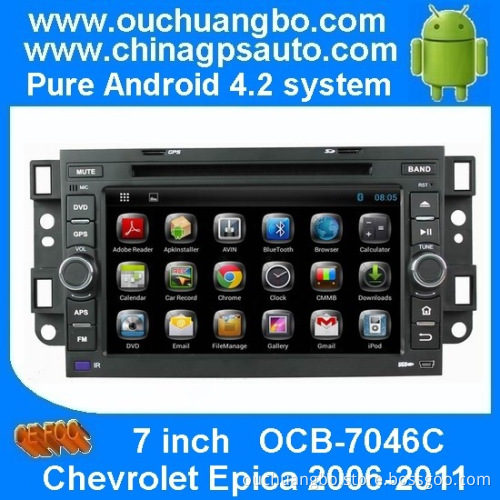 Ouchaungbo Car Stereo Autoradio Android 4.2 Chevrolet Capativa 2006-2011 GPS Navigation Bluetooth USB